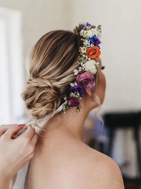 Bridal hair and makeup styling by Jessica-Jade